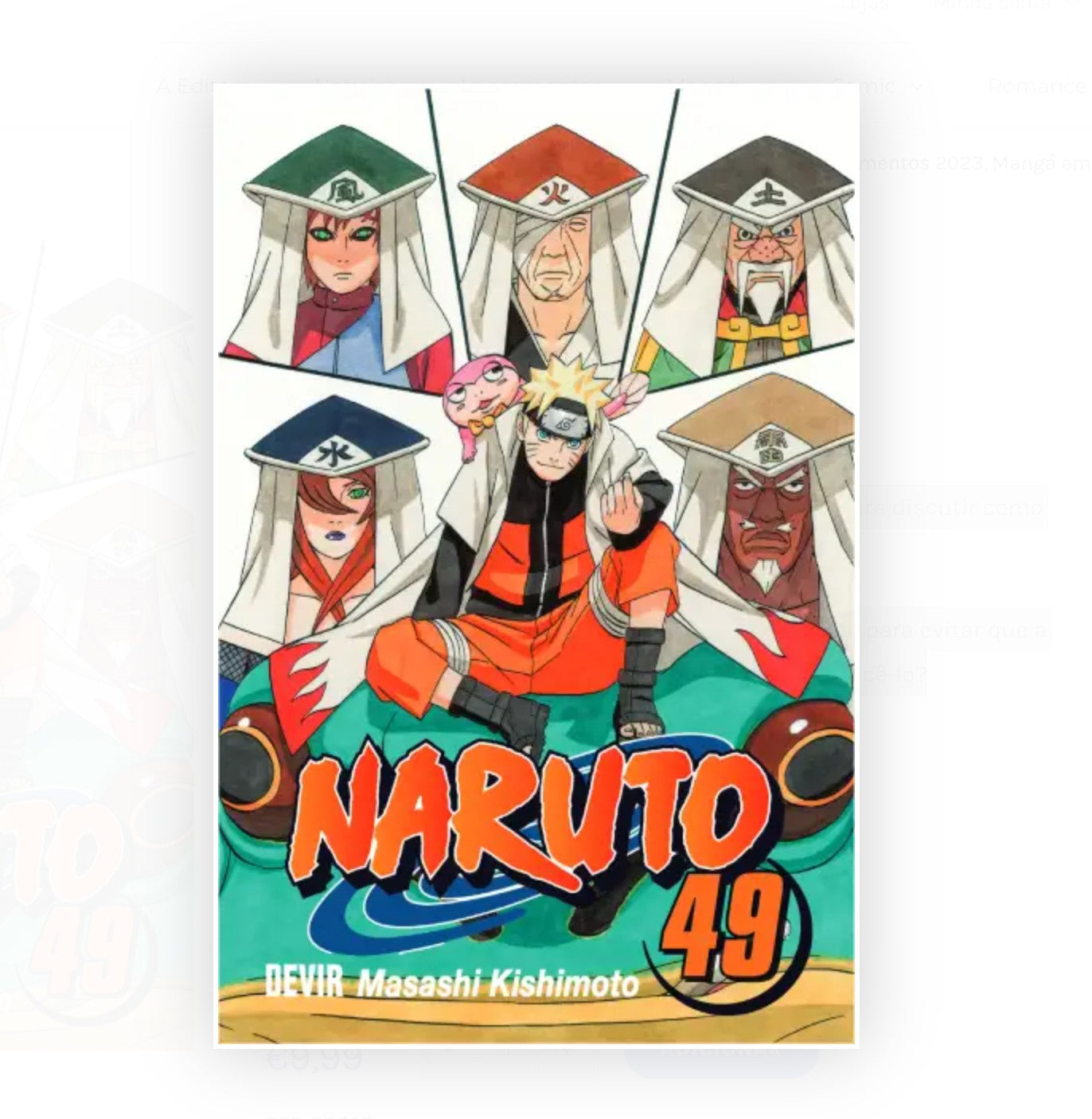 Naruto 49: O início da reunião dos cinco kage